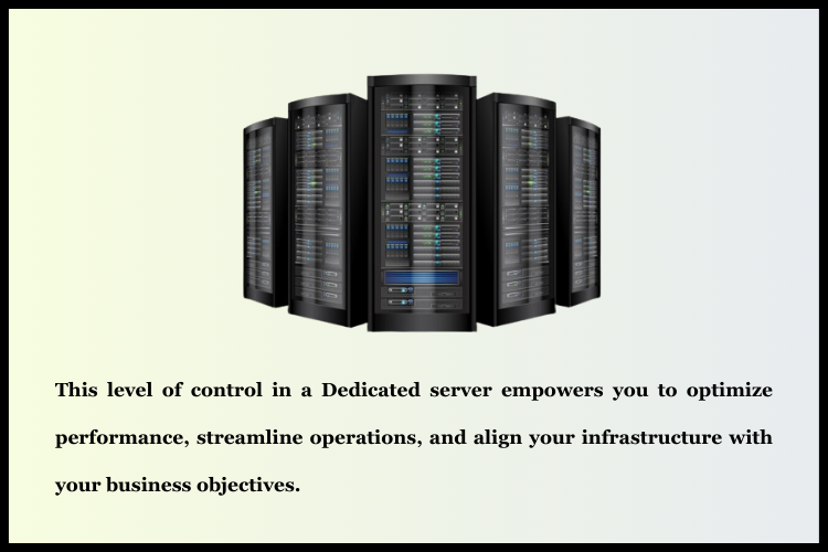 customization and control in dedicated server